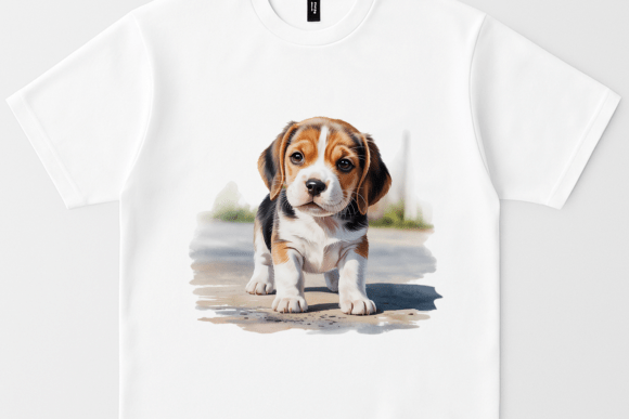 Adorable Beagle Puppy Clipart PNG: A Versatile Design Asset