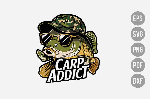 Carp Addict PNG: A Premium Design Asset for Modern Creatives