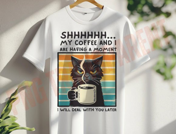 Cat and Coffee PNG: Quirky Designs for Creative Projects