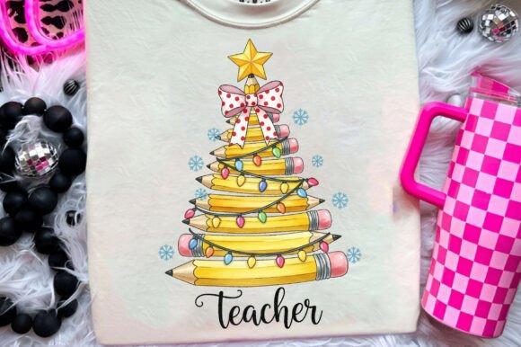 Christmas Pencil Tree Teacher Png: A Versatile Design Asset