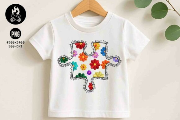 Designing with Purpose: The Autism Floral Puzzle Piece