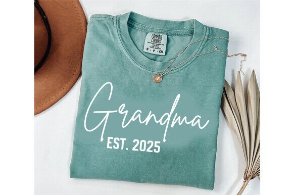 Personalize Est Grandma Shirt, Mothers Day: A Design Asset
