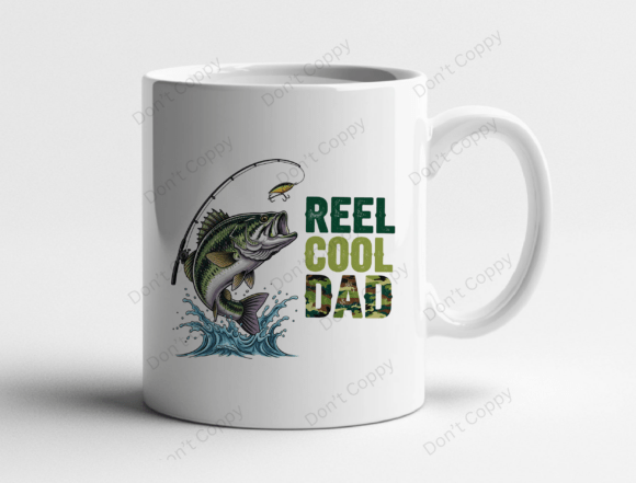 Reel Cool Dad PNG: A Dynamic Design Asset for Anglers