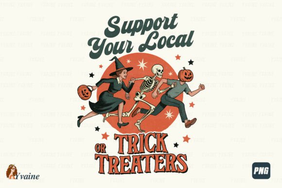 Retro Halloween Design: Supporting Local Trick-or-Treaters