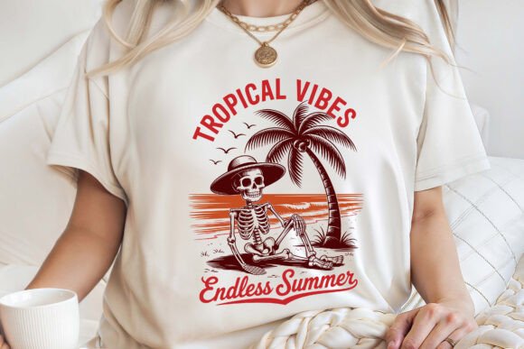 Retro Summer Skeleton Tropical Vibes PNG: A Designer's Guide