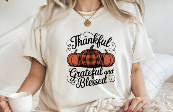 Thankful Grateful Blessed Thanksgiving: Elevate Your Fall Designs